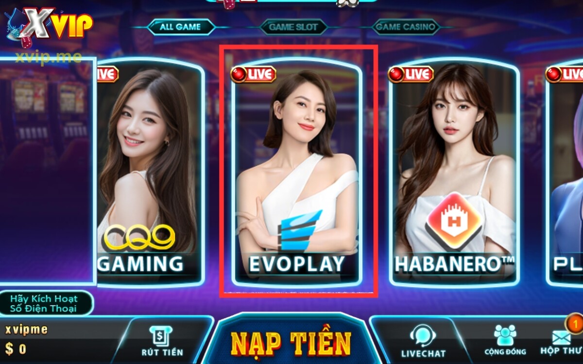 Khám phá sảnh cược số một của Xvip