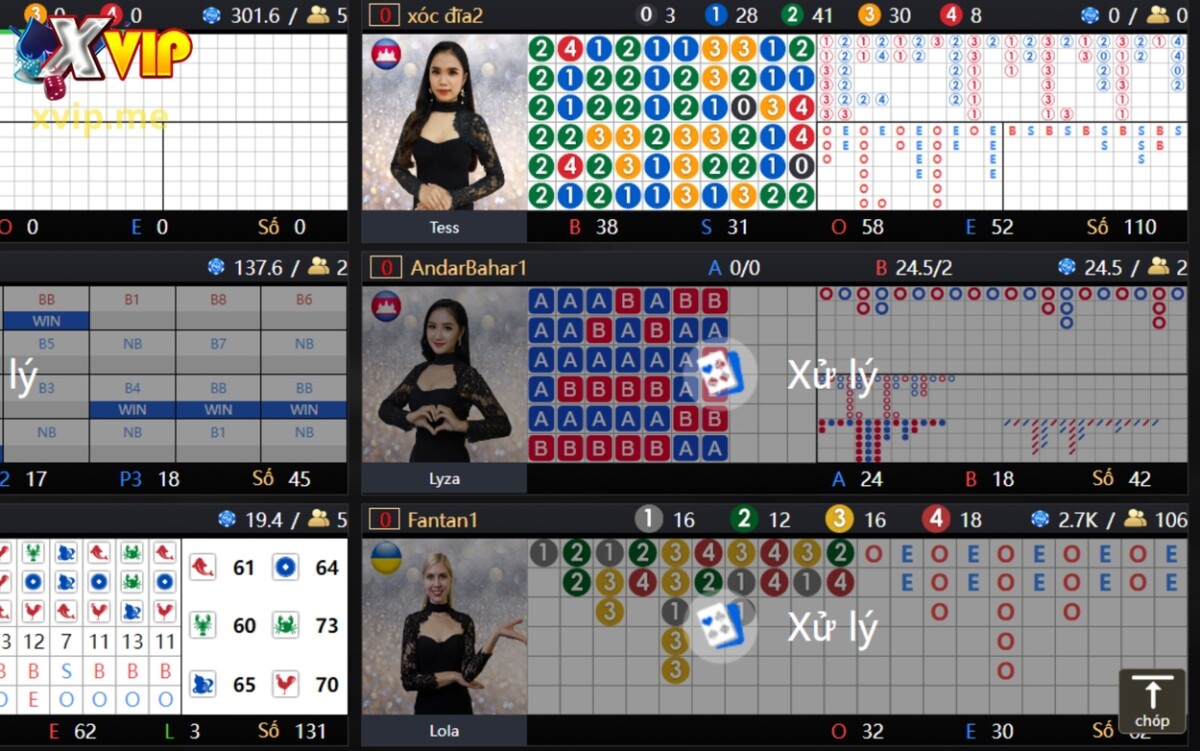 Phiên bản xóc đĩa livestream được chơi cùng với dealer thật, quyến rũ