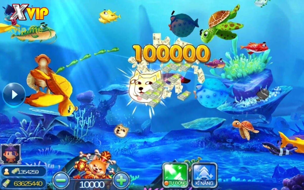 Vũ khí quan trọng được sử dụng trong bắn cá